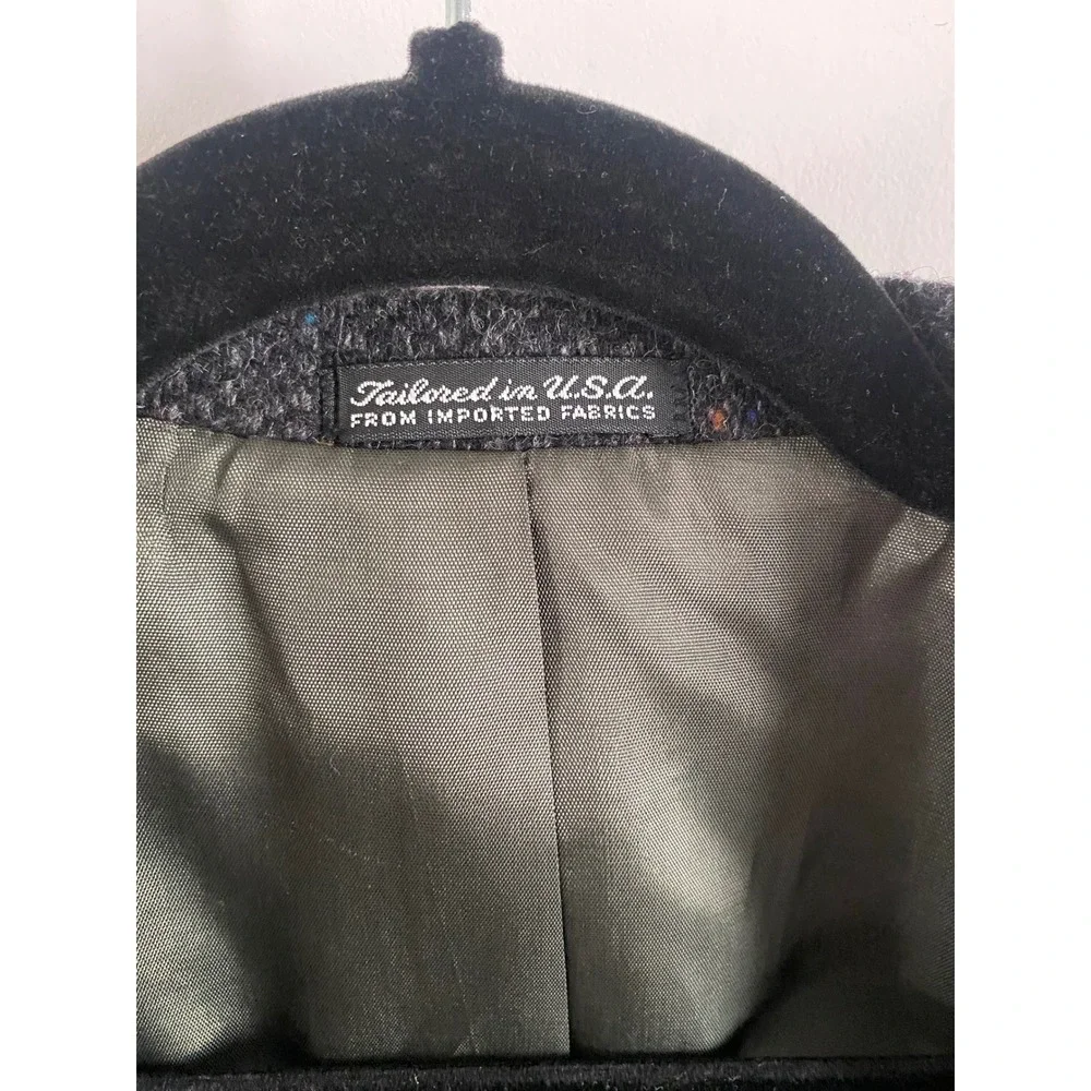 John‎ Peel Ltd Mens Charcoal Grey Donegal Tweed 100% Pure Wool Blazer Sport Coat